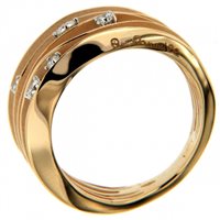 Ringe Annamaria Cammilli Dame Dune in Gelbgold Diamante 0.28 Ct GAN0914J-0,28-15 - GAN0914J-0,28-14